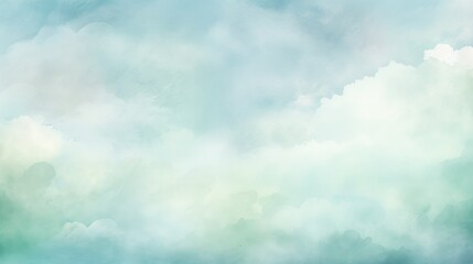 Soft, pastel-colored clouds create a serene and calming atmosphere.