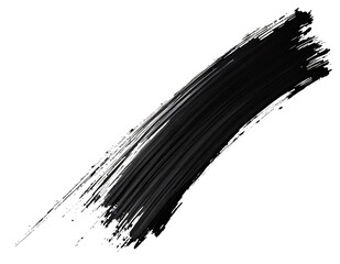 Abstract Black Brush Stroke Texture Design