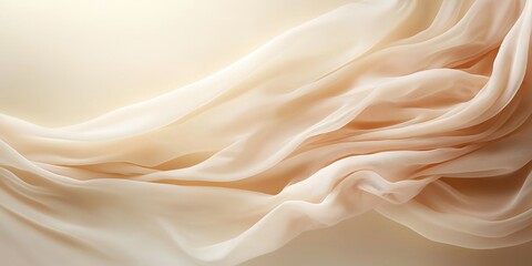 Fototapeta premium A long, flowing piece of fabric with a light, airy feel
