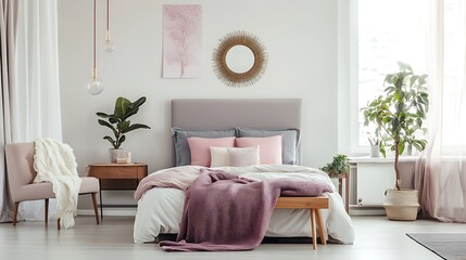 Serene Bedroom Interior Design: A Modern Haven of Calm and Comfort