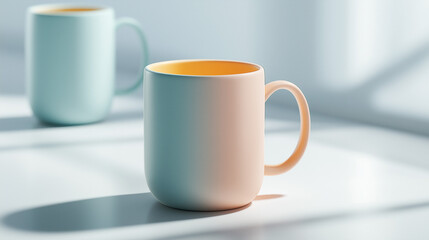 Mug on a Bright Surface