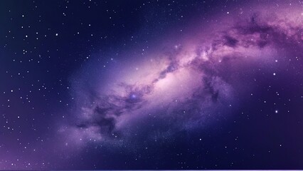 Purple Galaxy Nebula Space Background