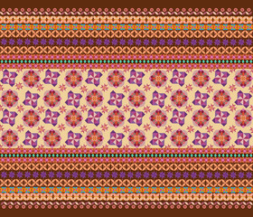 Geometric fabric patterns, colorful patterns, bright and beautiful vertical patterns