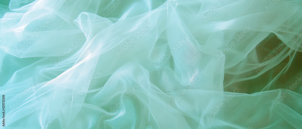 Poster delicate organza ribbons with sheer fabric and subtle shimmer create a captivating texture