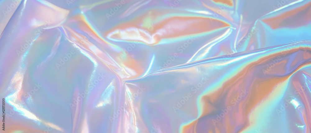 Aufkleber discovering the elegant texture and sheen of iridescent pearls on a smooth surface