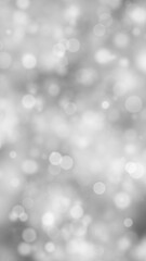  Circle silver white bokeh background illustration.