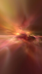 Artistic colorful fog light on vertical background illustration.