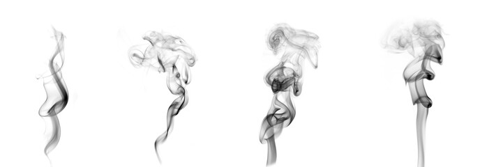 Incense sticks, Incense smoke on white background, Aroma, Incense smoke for prayer and meditation, Prayer, Incense for relaxation and yoga.