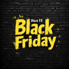 Fototapeta premium Black friday sale tag circle banner and background. AI generative.