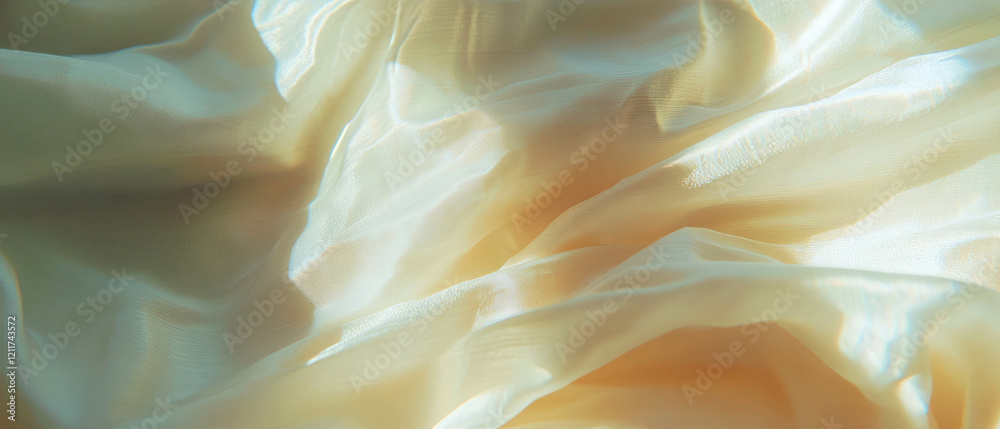 Poster luxurious silk bedding showcasing a smooth and soft texture ideal for comfort and elegance