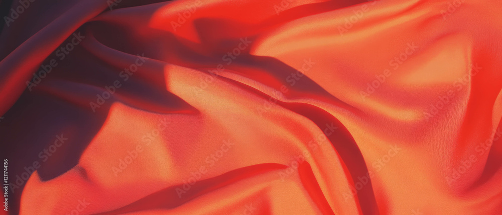 Poster exploring the elegance of silk crepe de chine with a subtle textured surface