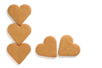 Heart shaped cookies