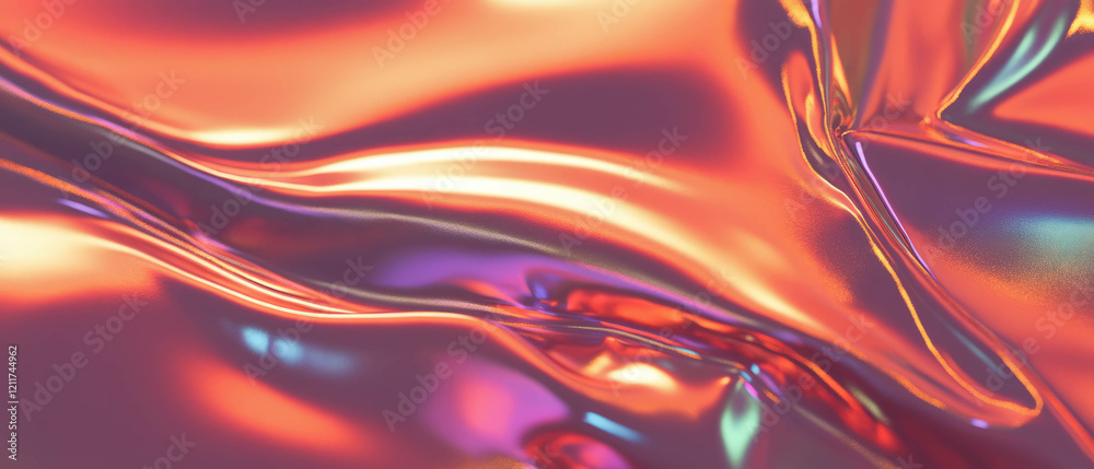 Aufkleber silk satin texture with glossy sheen and smooth surface creating a vibrant flow