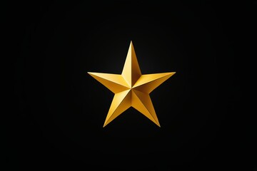 Obraz premium arafed star on a black background with a black background