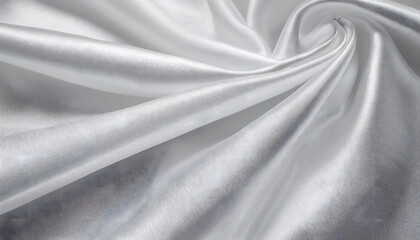 Obraz premium 白のサテン生地