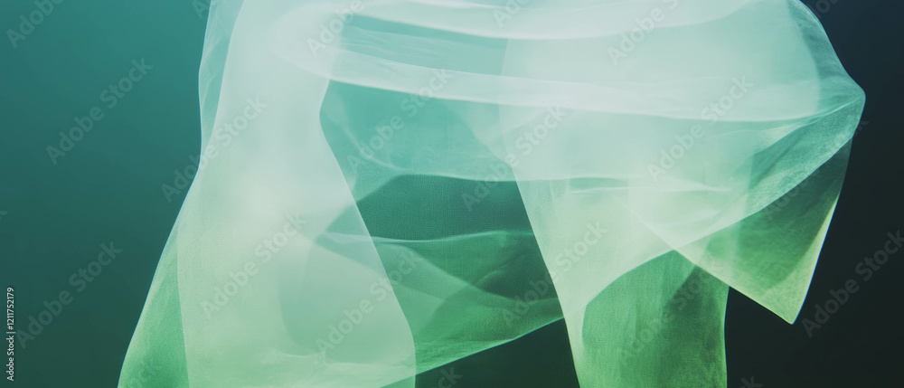 Aufkleber exploring the beauty of transparent layers and overlapping shapes in artistic design