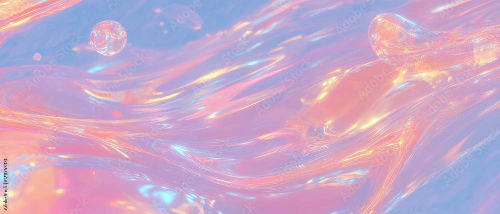 Poster Warp drive energy fields with swirling patterns and distorted space textures in vibrant hues