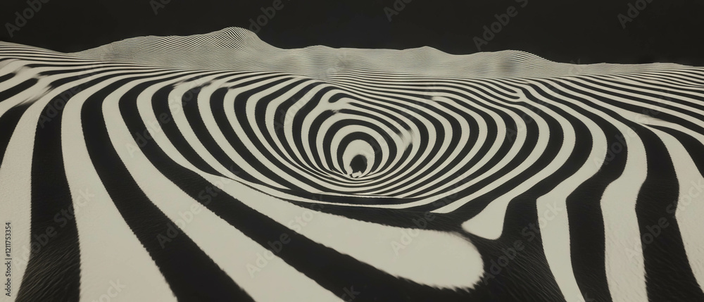 Aufkleber Warp drive energy fields create intricate swirling patterns in distorted space