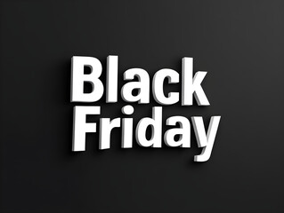 Obraz premium Black friday sale tag circle banner and background. AI generative.