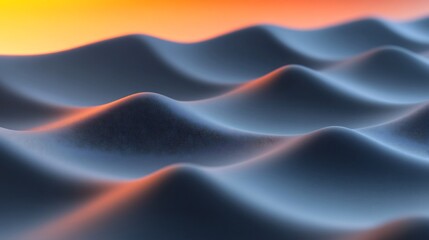 Obraz premium Abstract Wave Pattern Soft Light Warm Hues. AI Generated