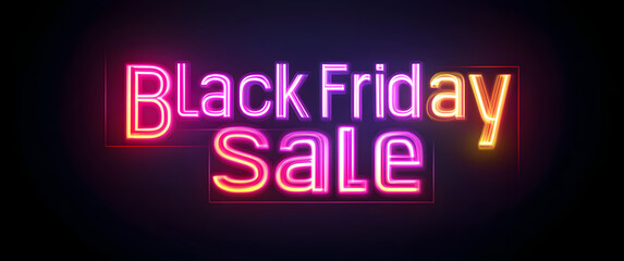 Black friday sale tag circle banner and background. AI generative.