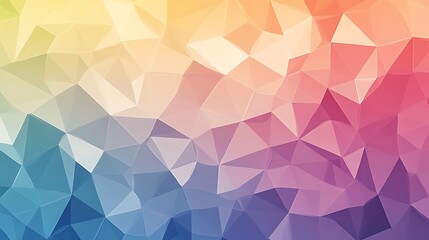 Fototapeta premium Abstract layered triangles with gradient hues