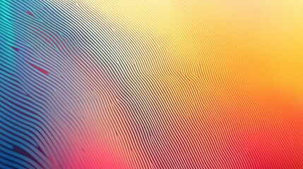 Abstract Colorful Wavy Lines Background.