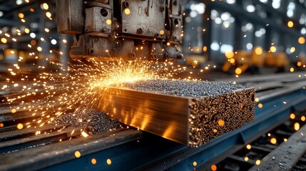 Transforming Raw Metal into Precision Materials Using a Grinder in an Industrial Steel Smelting Plant for Enhanced Manufacturing Techniques and Innovation