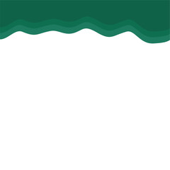 Abstract Dark Green  Page Border