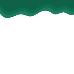 Abstract Dark Green  Page Border