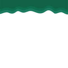 Abstract Dark Green  Page Border