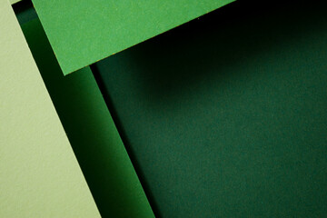 Green 3d background, copy space