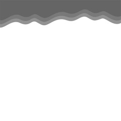 Abstract Gray Top Page Border