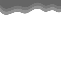 Abstract Gray Top Page Border