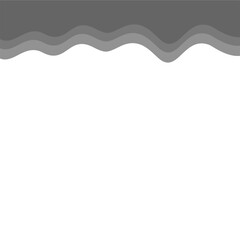 Abstract Gray Top Page Border