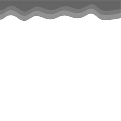 Abstract Gray Top Page Border