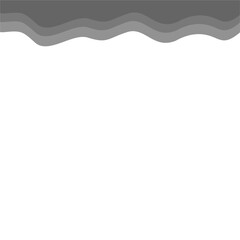 Abstract Gray Top Page Border