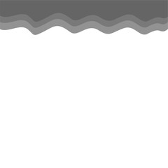 Abstract Gray Top Page Border