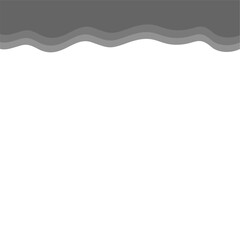 Abstract Gray Top Page Border