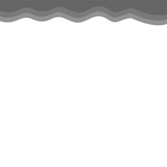 Abstract Gray Top Page Border