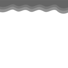 Abstract Gray Top Page Border