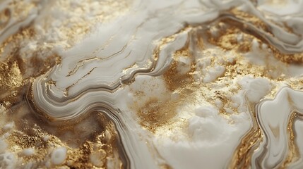 Elegant gold and white marble textures