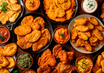 many different kinds of wiener schnitzel, austrian food
