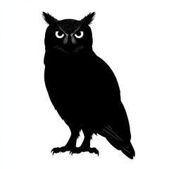 Majestic Owl Silhouette