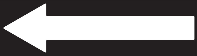 arrow sign on transparent background for direction. vector illustration. Eps 10.