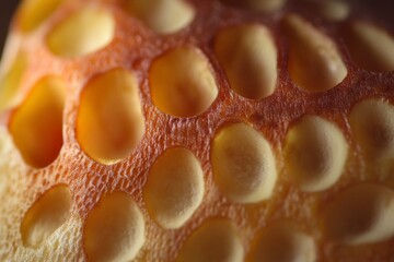 Close-up of Mushroom Texture
