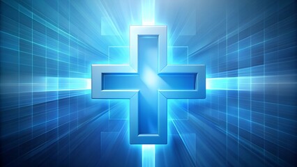 Obraz premium abstract medical background with cross