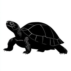 Fototapeta premium Silhouette of a Turtle