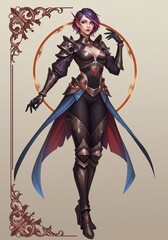 AI-Generated Epic Fantasy Gaming Collectible Cards: Heroic RPG Character Portraits for Digital and Trading Card Games