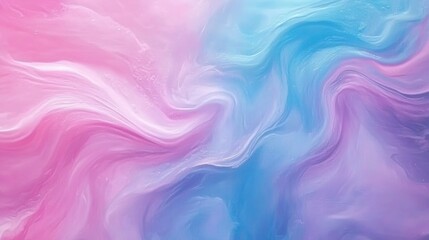 Obraz premium Liquid paint mixing in mesmerizing swirls